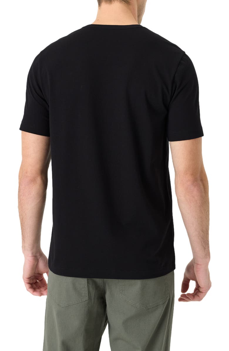 Pact Luxe Essential Classic Fit Crewneck Tee Made With Organic Cotton, Alternate, color, Black