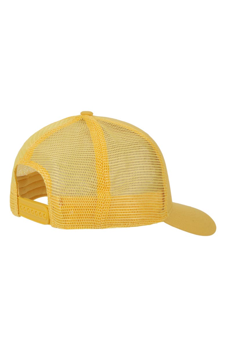 New Balance Stacked Patch Logo Trucker Hat, Alternate, color,
