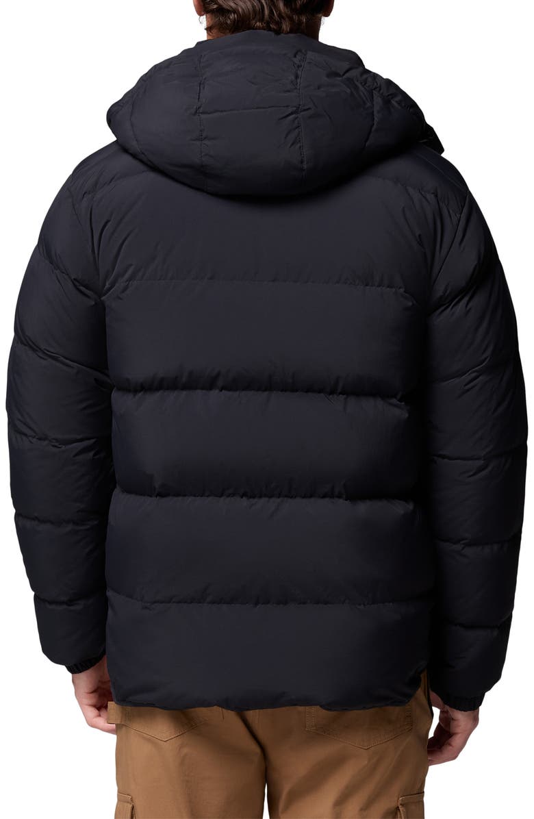 Columbia Wallowa Water Repellent Down Puffer Jacket with Removable Hood, Alternate, color, Black