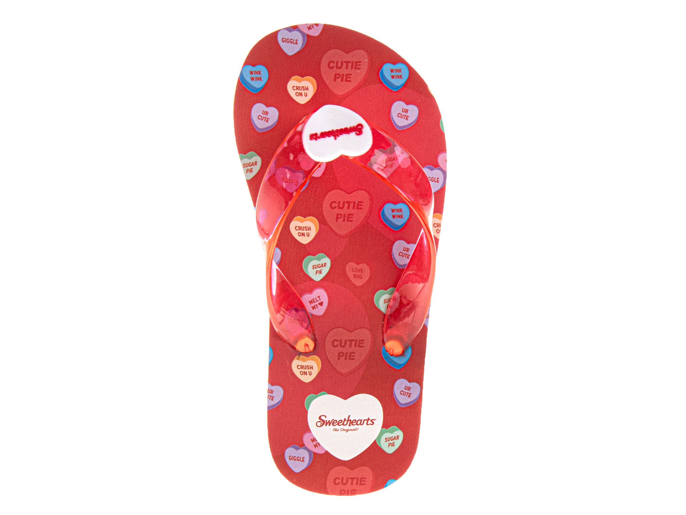 SweetHearts Flip Flops, Alternate, color, Red
