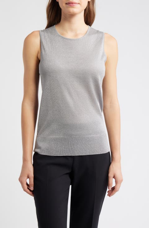 Metallic Sweater Tank