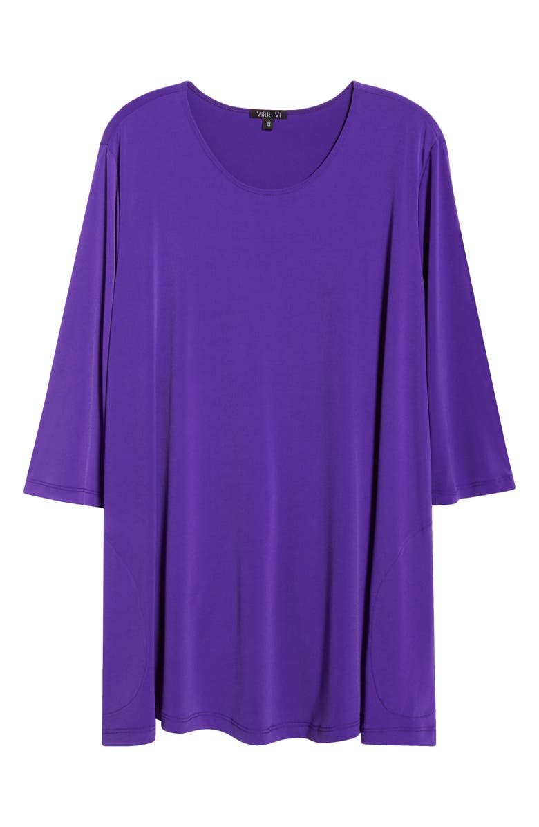 Vikki Vi Swing Tunic, Alternate, color, Iris