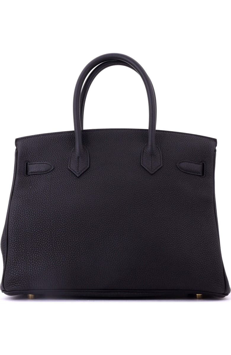 Pre-Owned Hermes Birkin Handbag Black Togo with Gold Hardware 30, Alternate, color, Noir