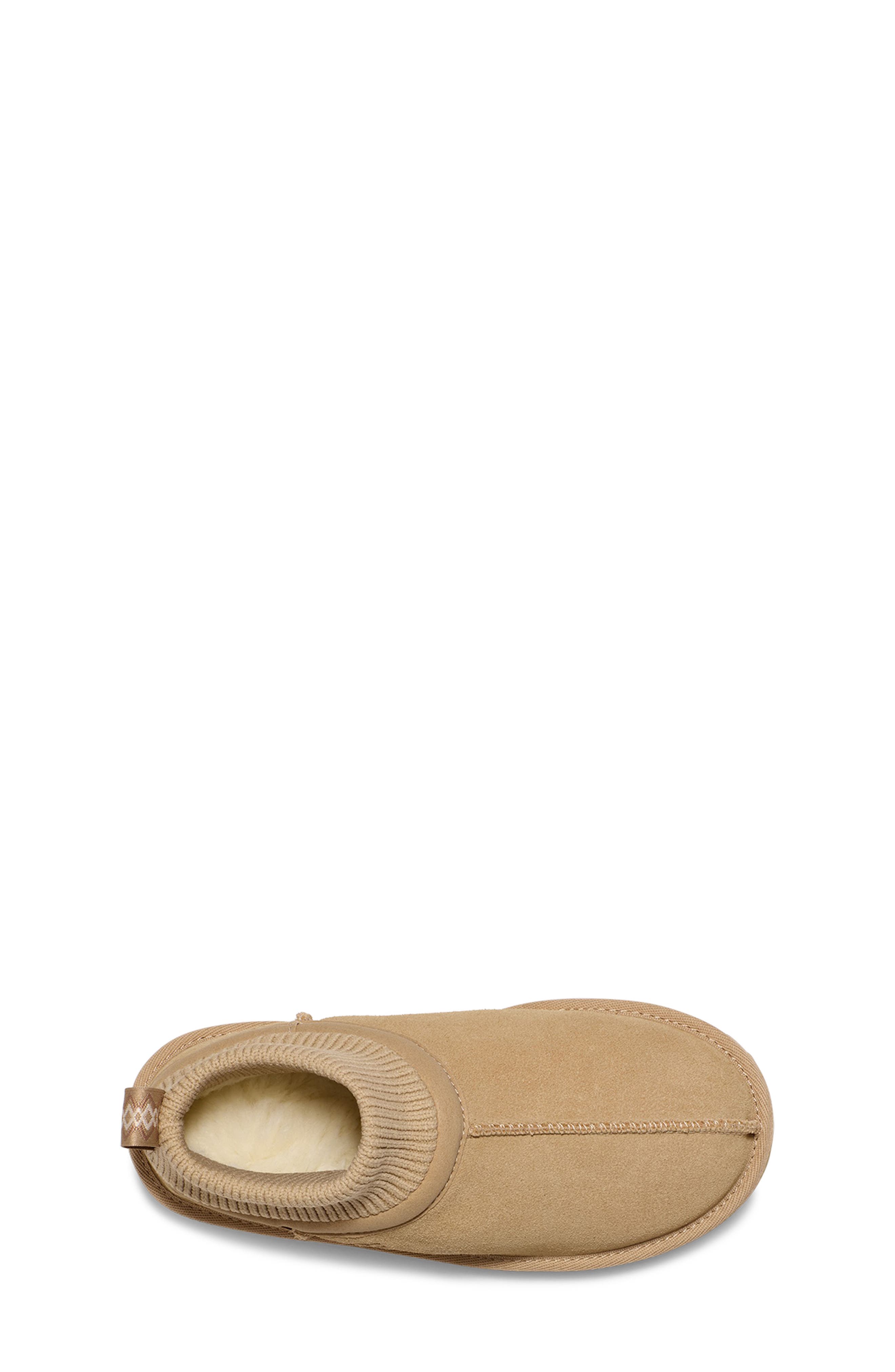 UGG<sup>®</sup> Kids' Classic Ultra Stretch Cuff Bootie, Alternate, color, Mustard Seed