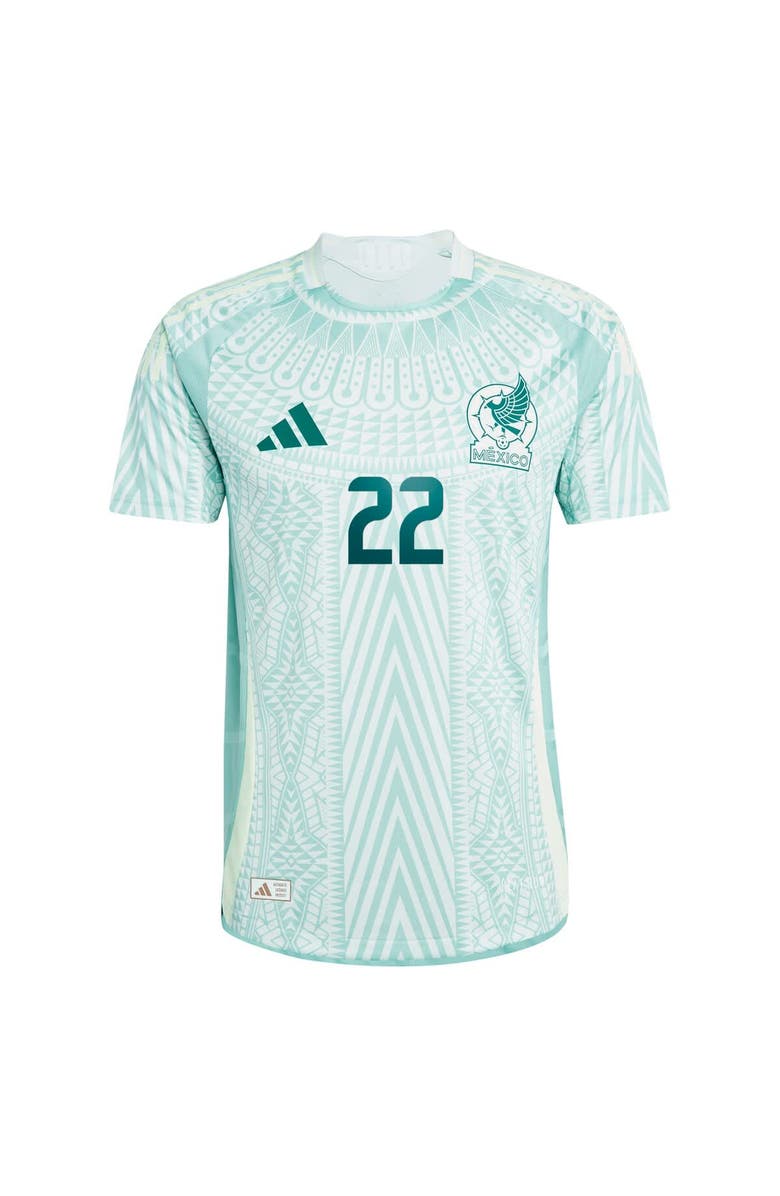 adidas Men's adidas Hirving Lozano Green Mexico National Team 2024 Away Authentic Player Jersey, Alternate, color, 