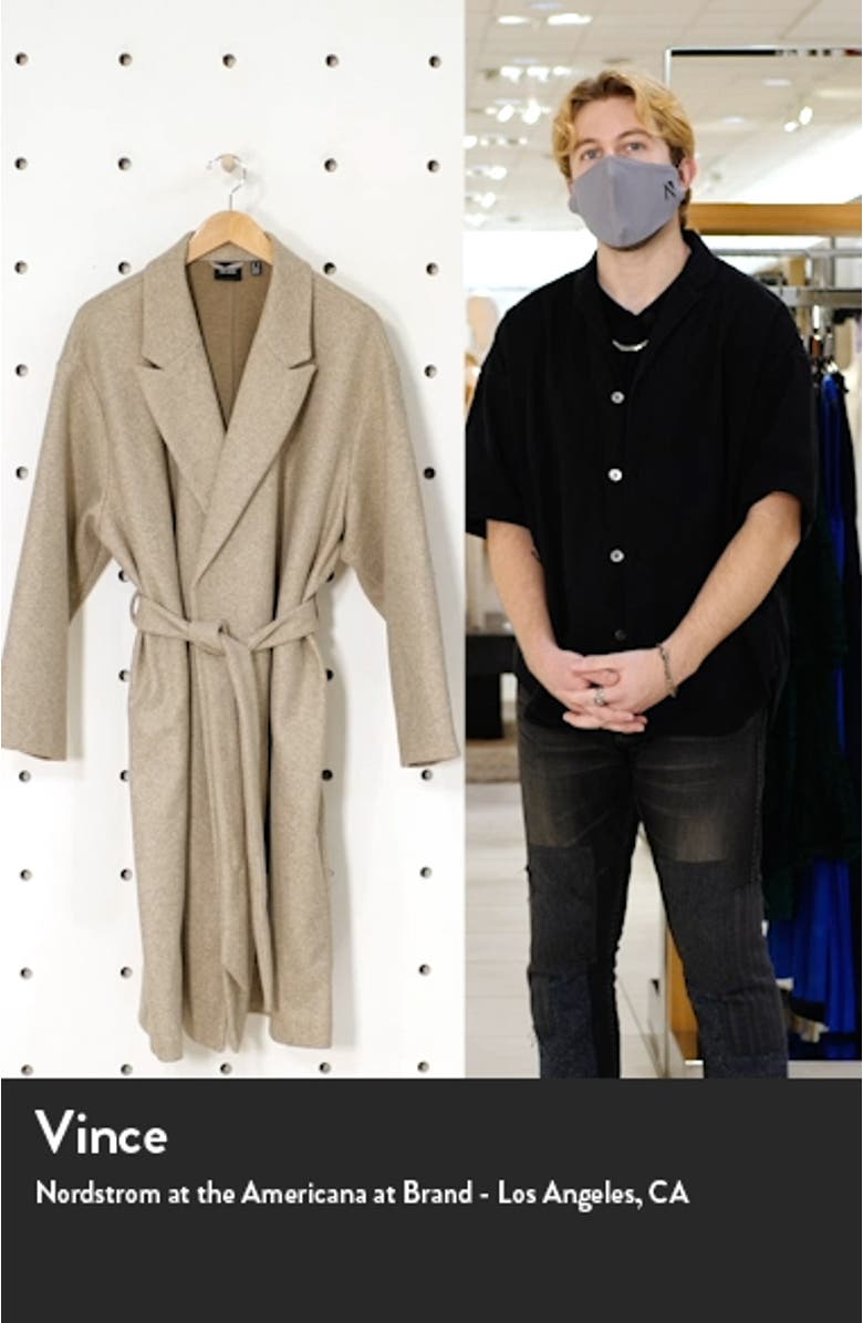 Fortune Long Wrap Coat, sales video thumbnail