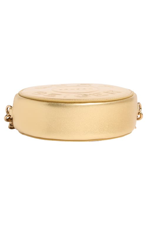 Kurt Geiger London Bromley Round Small Crossbody Bag In Gold