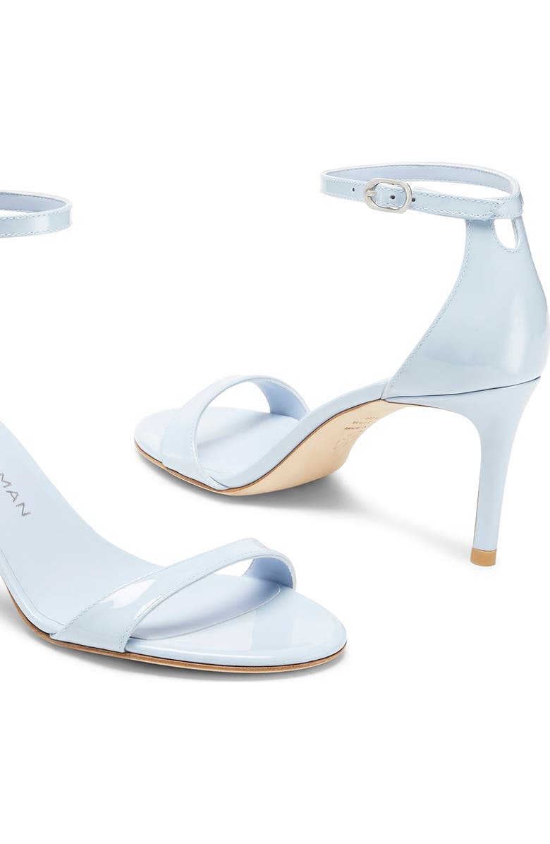 Stuart Weitzman Nudist II 75 Sandal, Alternate, color, Cielo