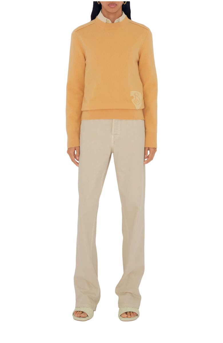 Burberry B Shield Wool Blend Sweater, Main, color, 