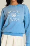 WILSON Classic Graphic Crewneck Sweatshirt