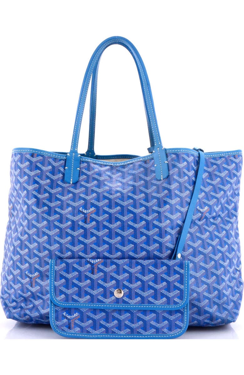 Pre-Owned Goyard Artois Tote Coated Canvas PM, Alternate, color, Blue