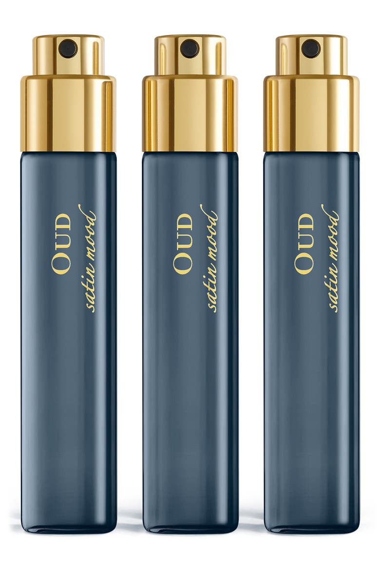 Oud Satin Mood Eau de Parfum Travel Spray Trio, Main, color, NO COLOR