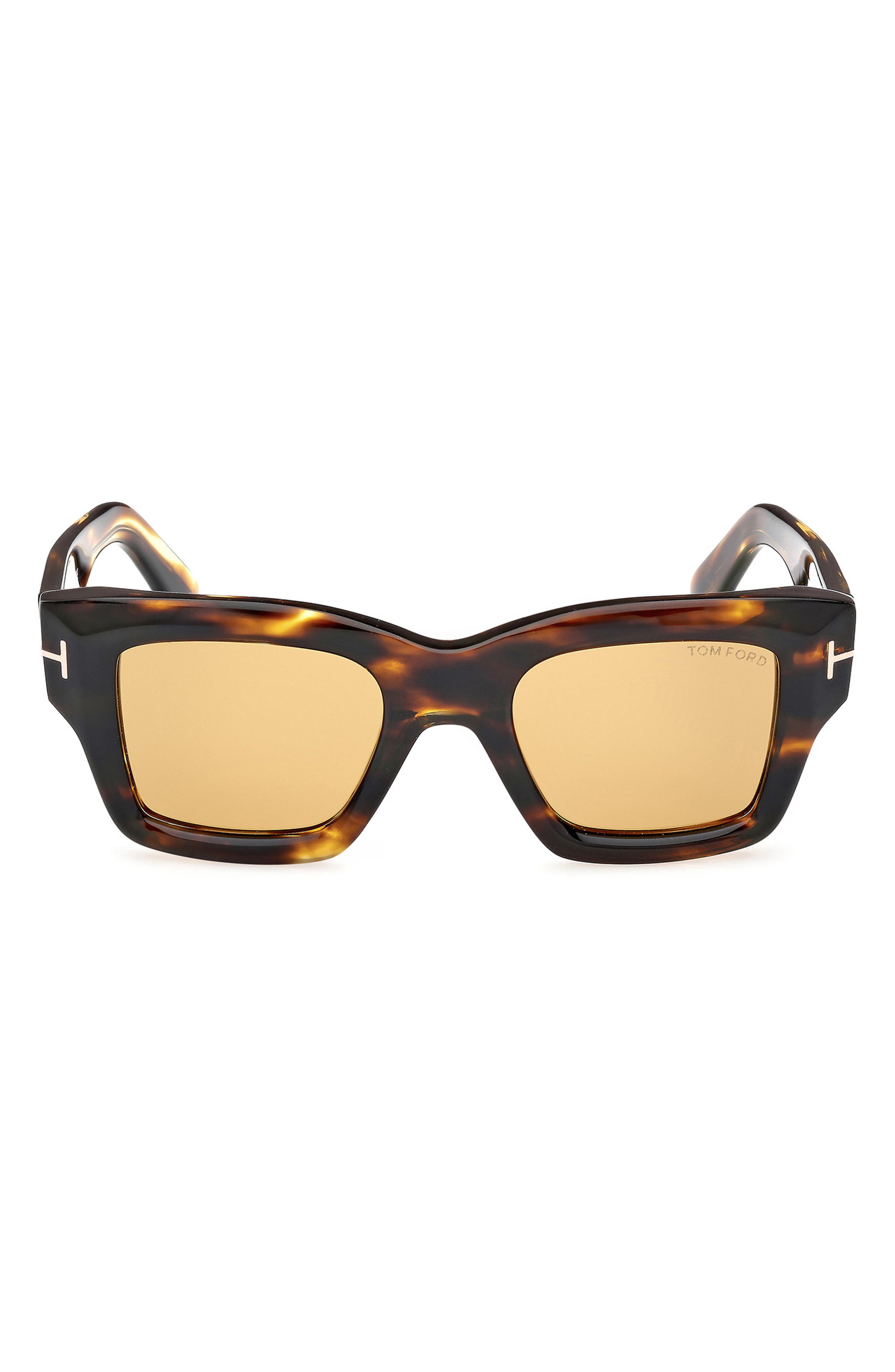 TOM FORD Ilias 50mm Square Sunglasses