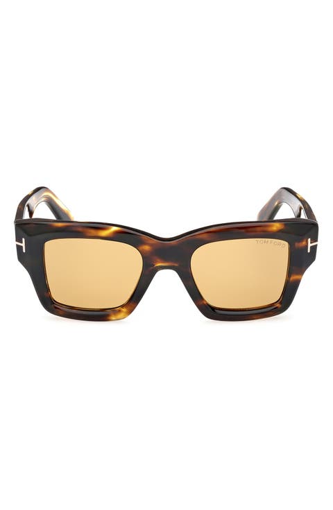 Ilias 50mm Square Sunglasses