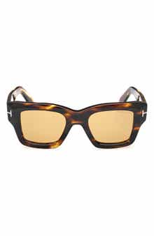 TOM FORD Ilias 50mm Square Sunglasses