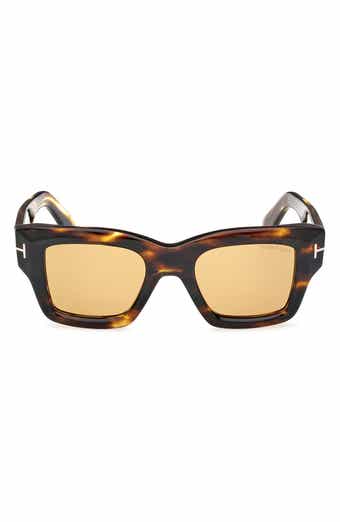 TOM FORD Ilias 50mm Square Sunglasses