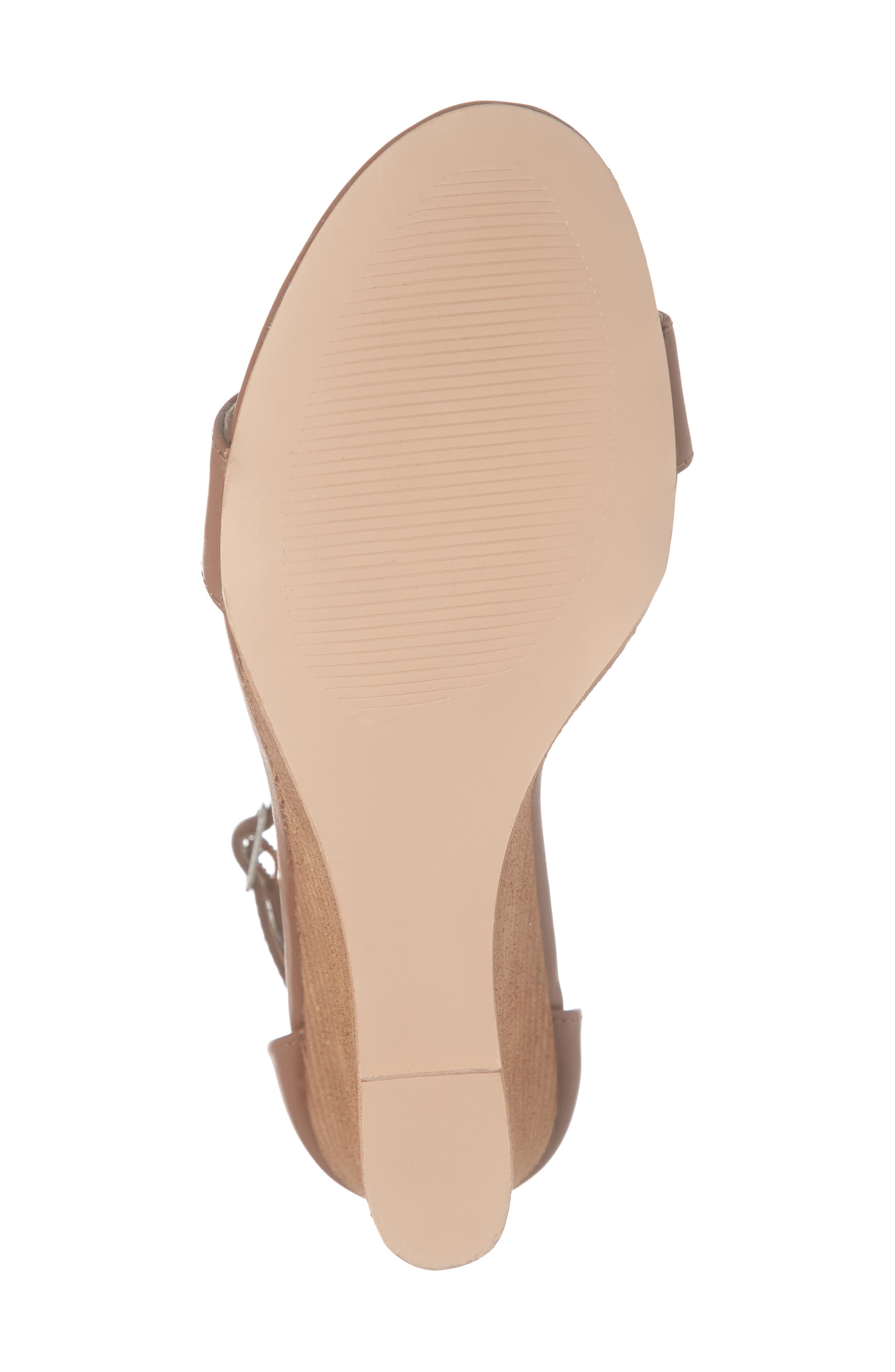 Mary Ankle Strap Wedge, Alternate, color, COGNAC LEATHER