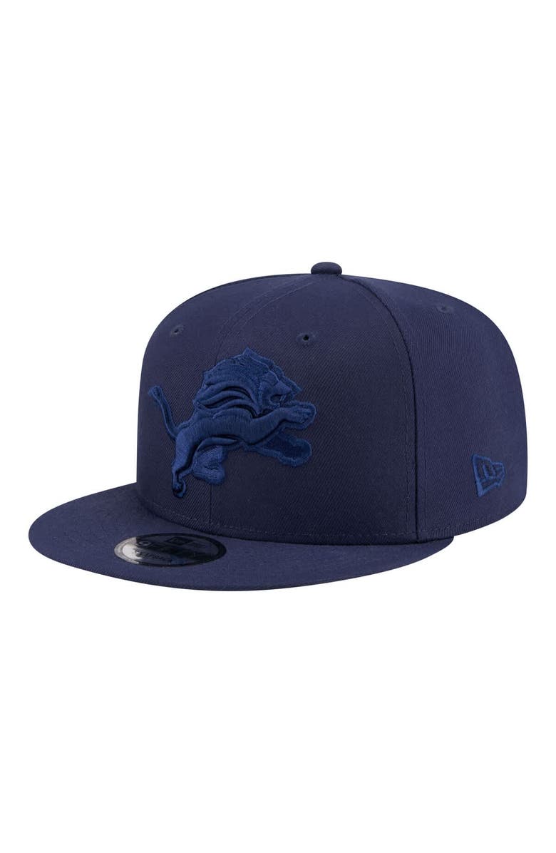 New Era Men's New Era Navy Detroit Lions Colorpack 9FIFTY Snapback Hat, Main, color, Navy