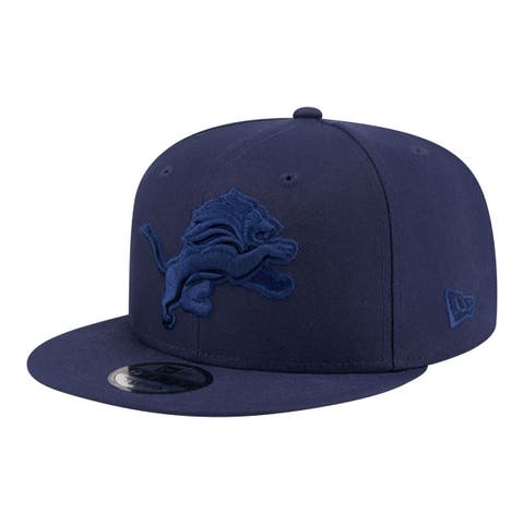 Men's New Era  Navy Detroit Lions Colorpack 9FIFTY Snapback Hat