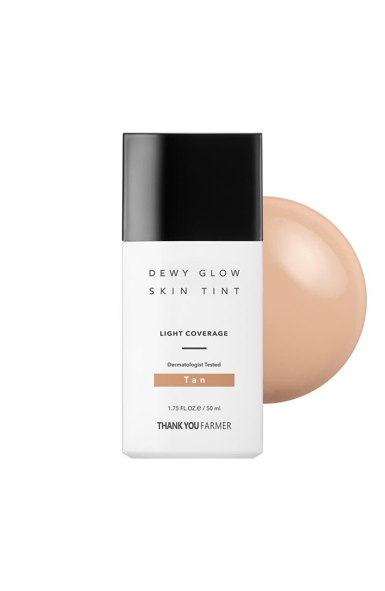 THANK YOU FARMER Dewy Glow Skin Tint Tan, Alternate, color, White
