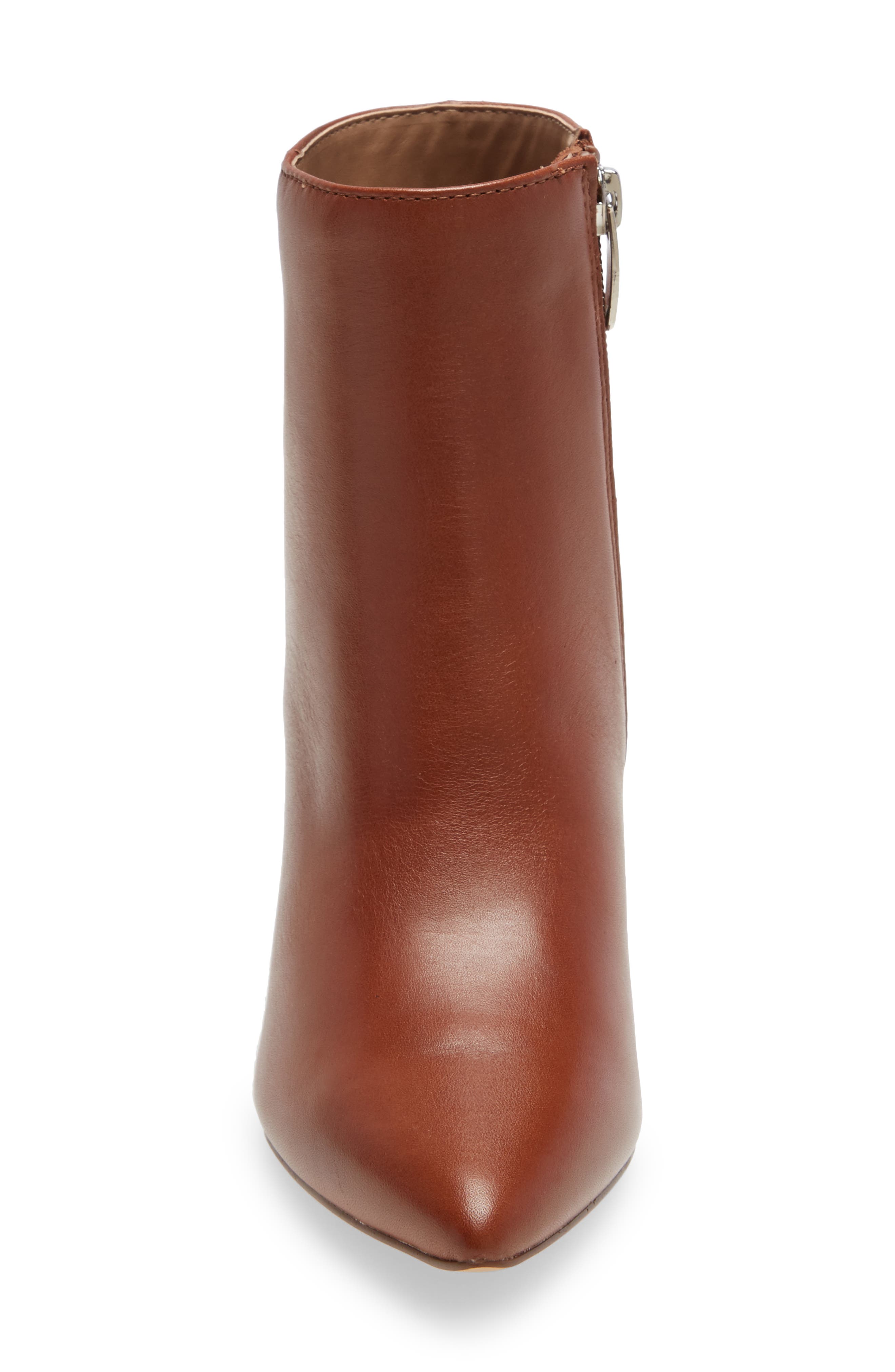 Nix Pointed Toe Bootie, Alternate, color, COGNAC LEATHER