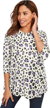 Jessica London Stretch Knit Swing Tunic