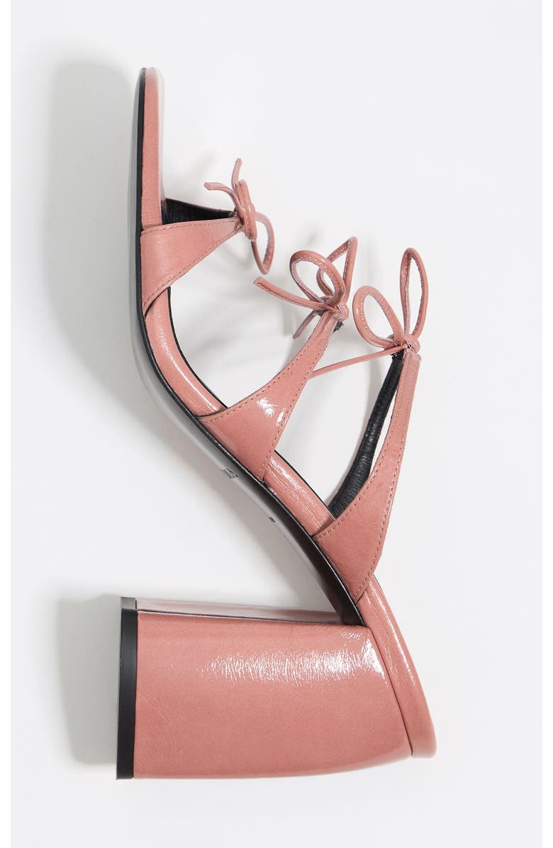 Bimba y Lola Leather Heel Sandal, Alternate, color, Pastel Pink