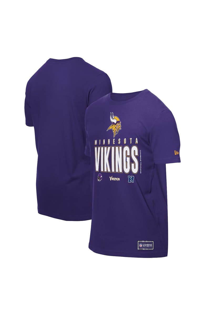 New Era Men's New Era Purple Minnesota Vikings 2025 NFL Training Camp T-Shirt, Alternate, color, Purple