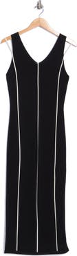 BOSS Sharrinys V-Neck Midi Dress