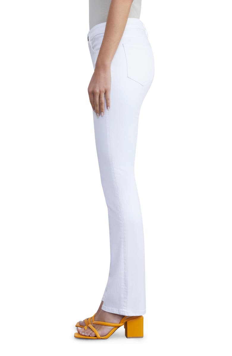 Lafayette 148 New York Mercer Kick Flare Jeans, Alternate, color, Washed Plaster