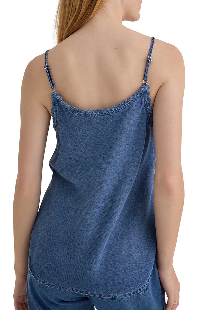 Bella Dahl Frayed Chambray Camisole, Alternate, color, Skyline Spray Wash