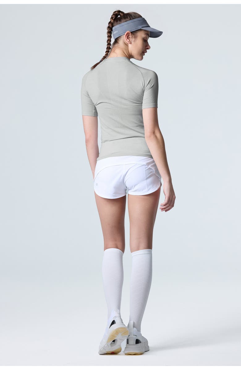 COZY ZERO Women's PerformaWool Aero Weight Tee, Alternate, color, Glacier Gray
