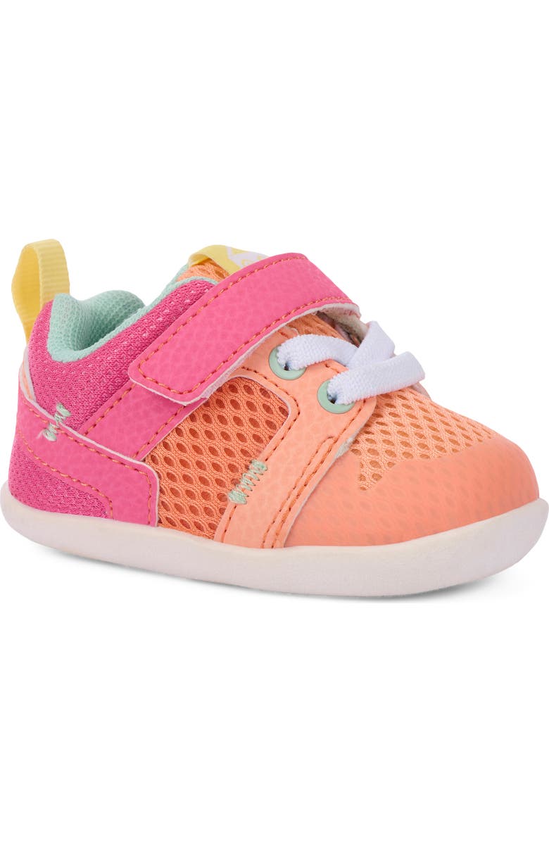 See Kai Run Mini Viento Sneaker, Main, color, Peach/ Hot Pink