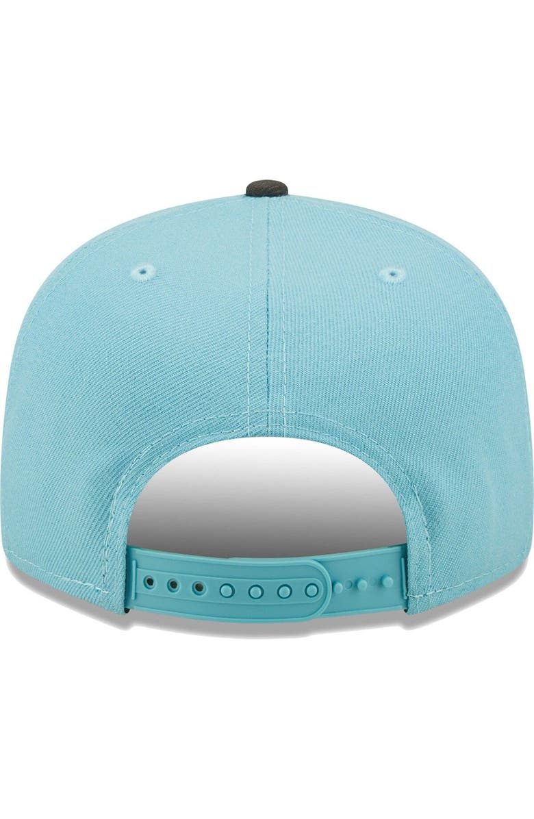 New Era Men's New Era Blue/Graphite Seattle Seahawks Two-Tone Color Pack 9FIFTY Snapback Hat, Alternate, color,