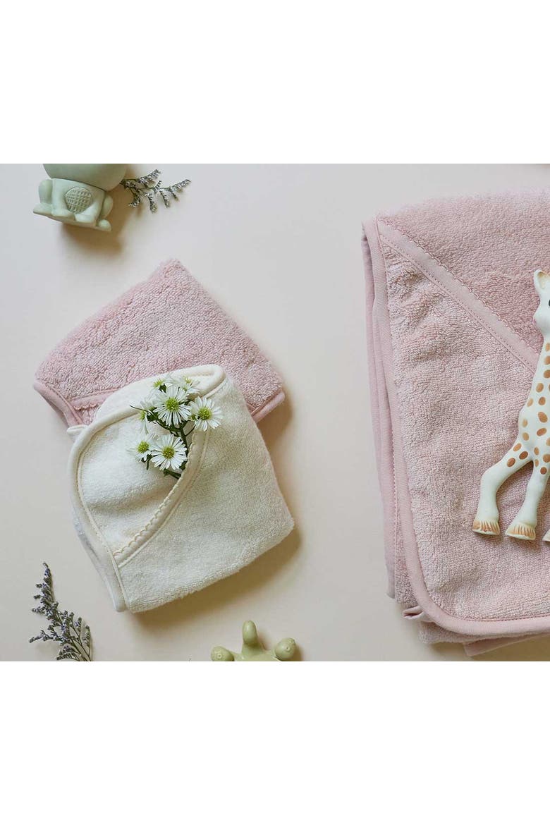 Baby Towel Wash Cloth Pink 3 Pack, Alternate, color, Pink