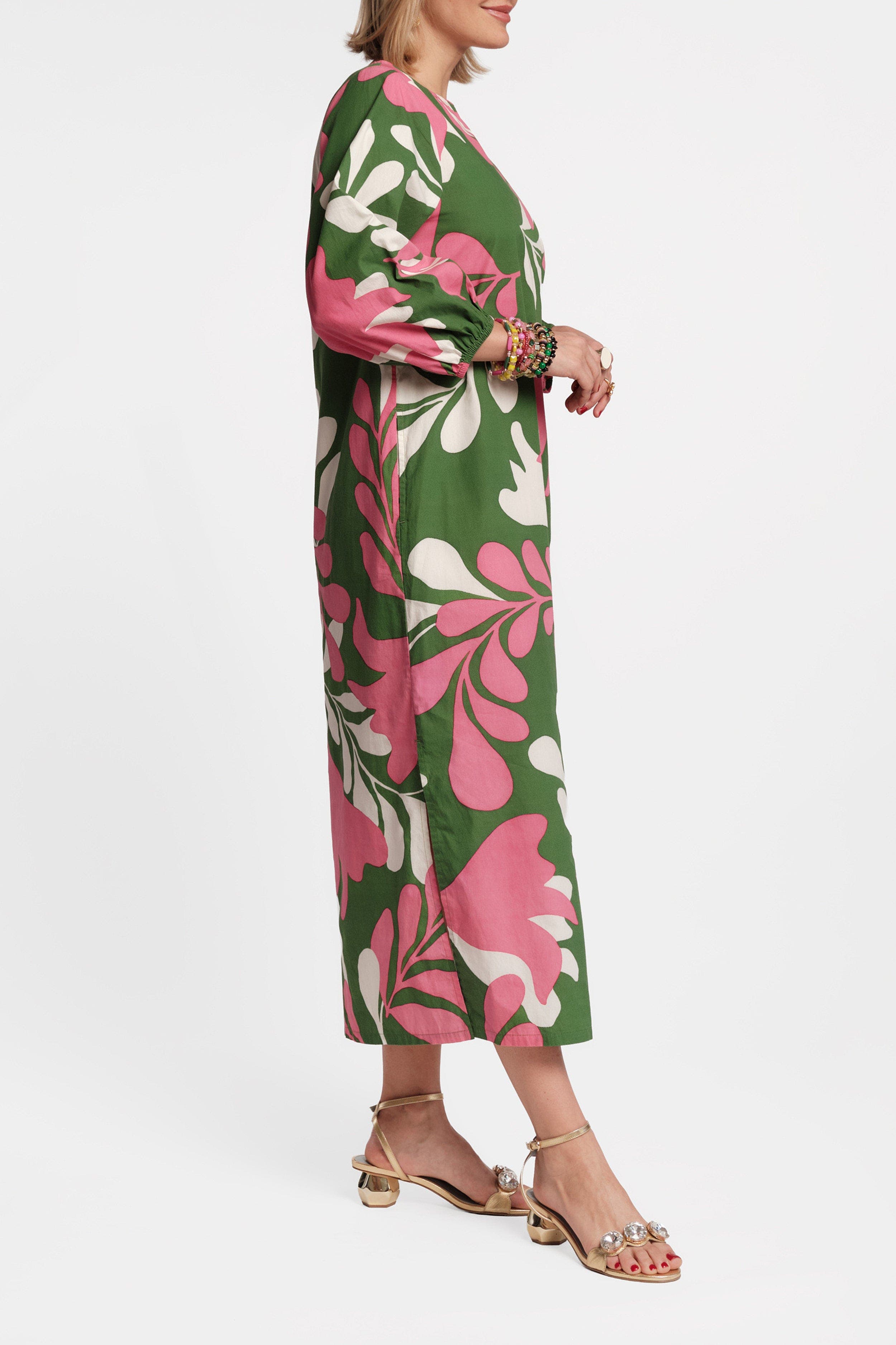 Minnow Maxi Dress Modern Palm - image 2