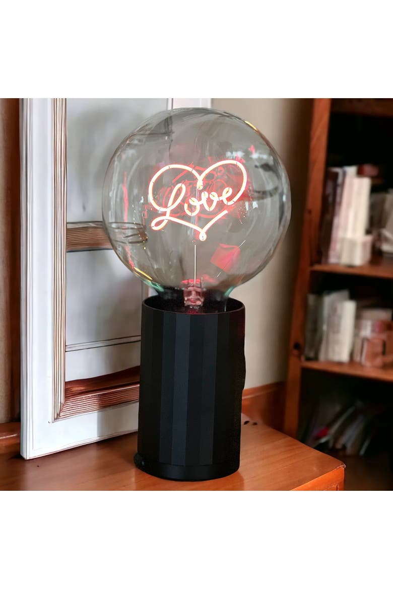 Love Portable Table Lamp, Alternate, color, Emerald