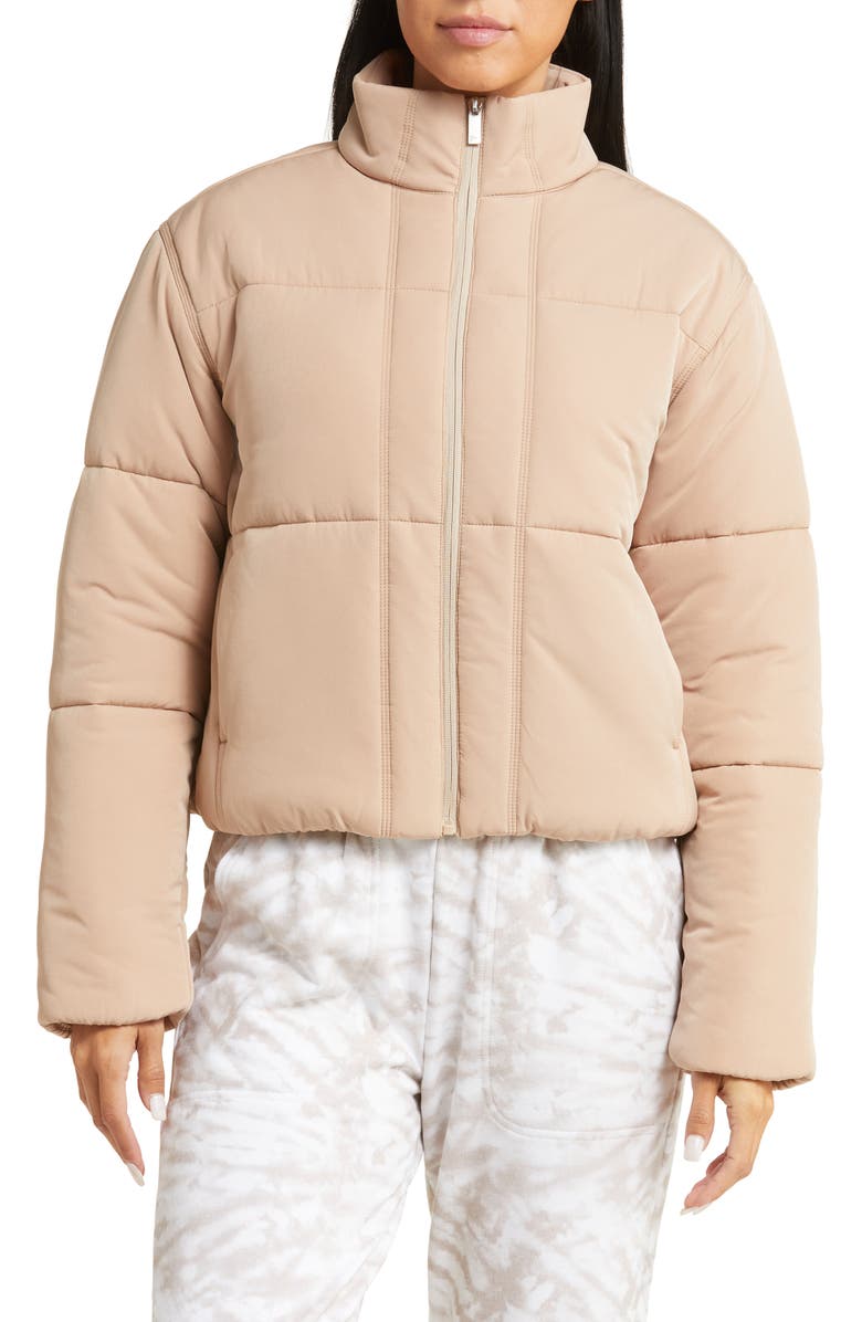 TravisMathew Mont Blanc Puff Jacket, Alternate, color, Natural