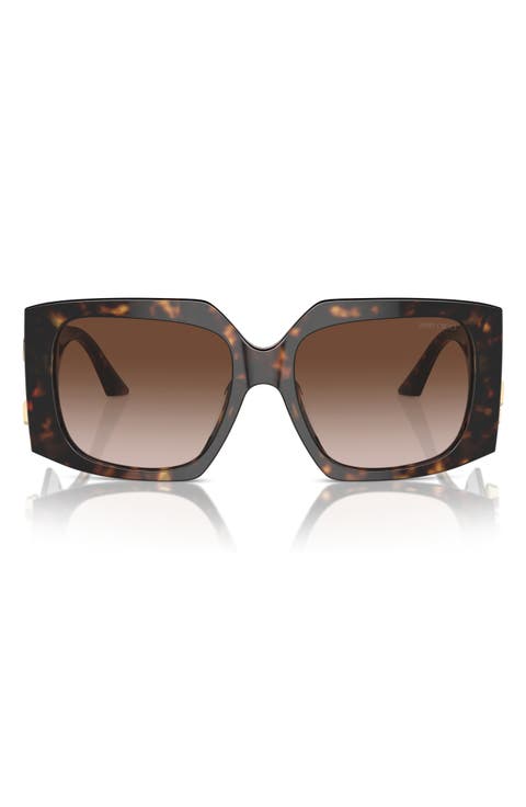 55mm Gradient Butterfly Sunglasses