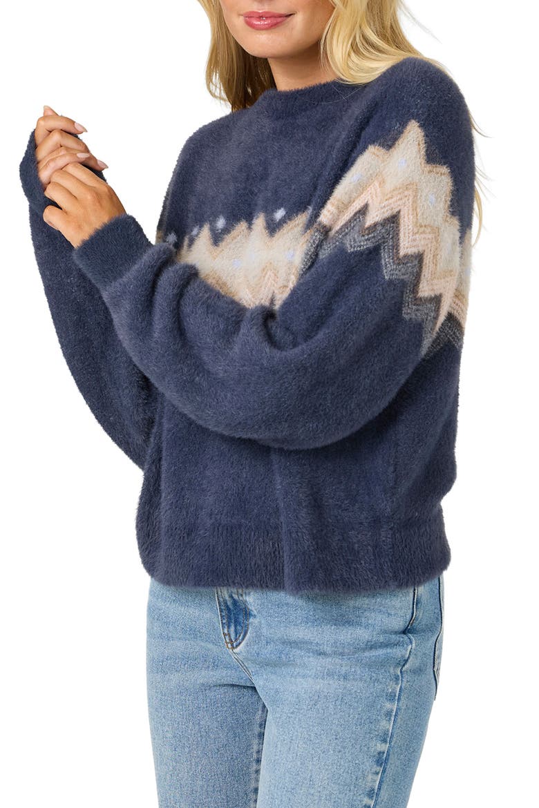 Kieren Crewneck Sweater, Alternate, color, NAVY