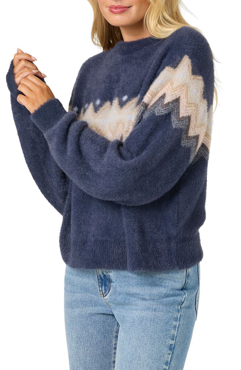 O'Neill Kieren Crewneck Sweater, Alternate, color, Navy