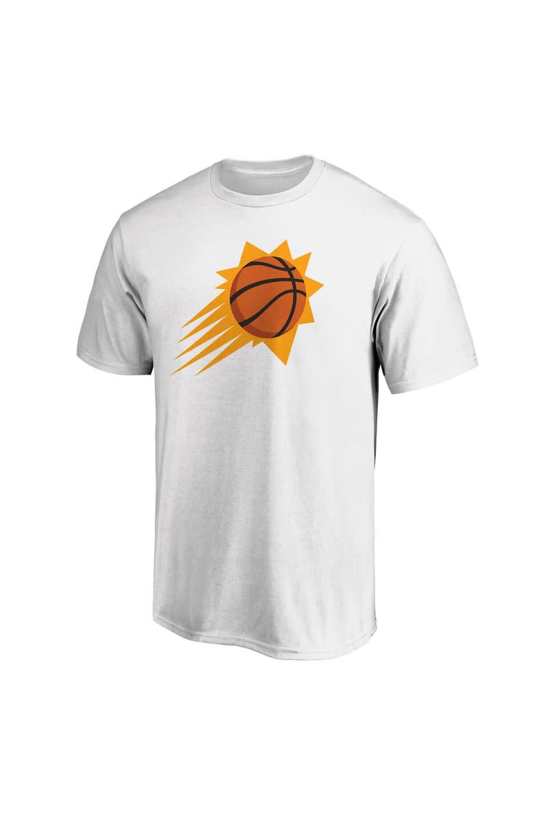 FANATICS Men's Fanatics Branded White Phoenix Suns Primary Team Logo T-Shirt, Alternate, color, White