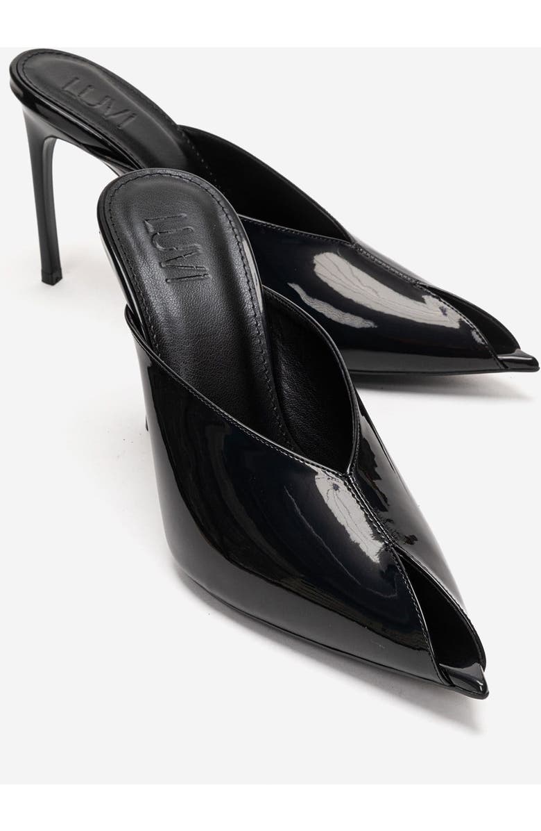 Prologue Shoes Mirena Stiletto Mule, Main, color, Black