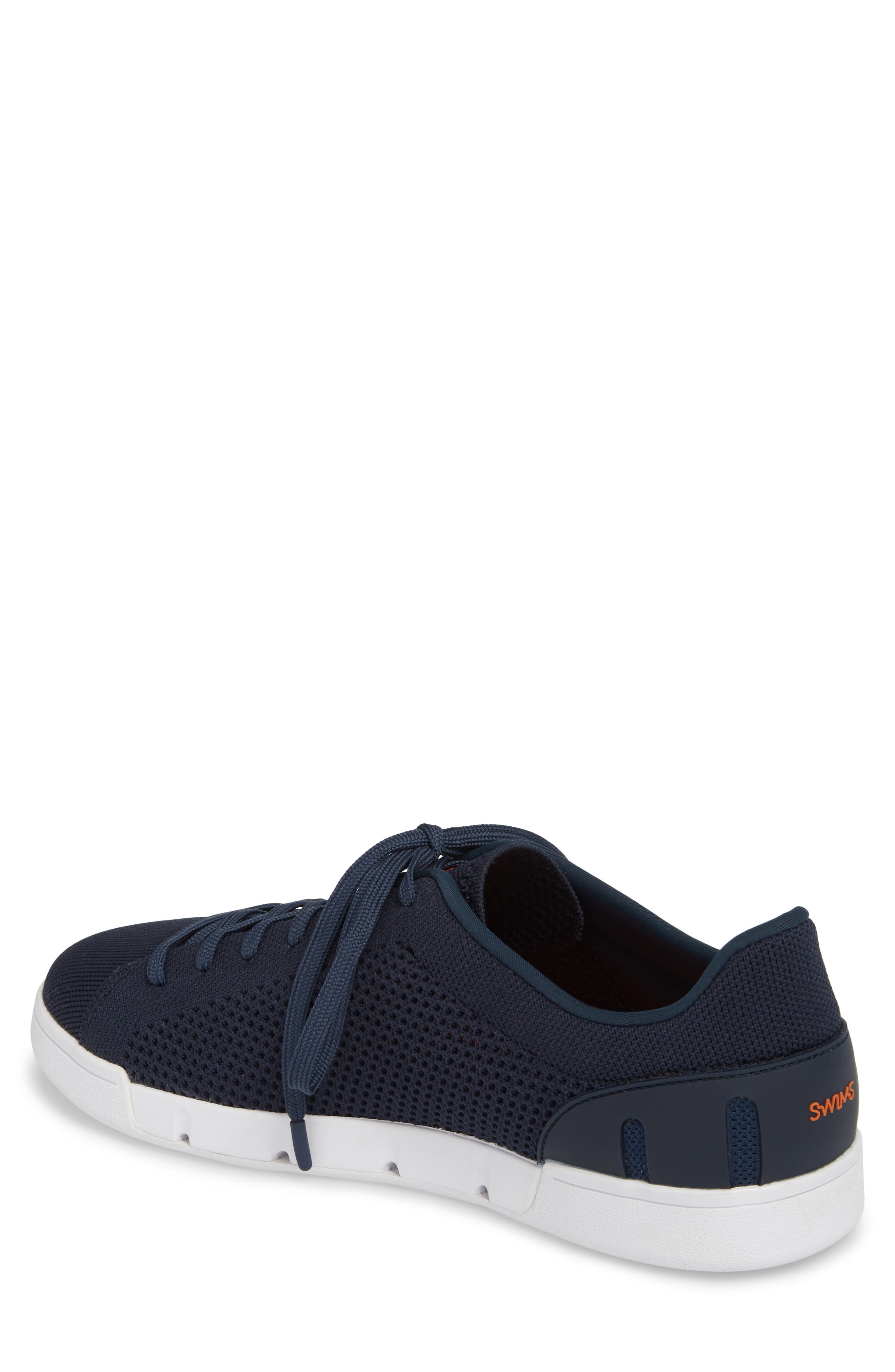 Swims Breeze Tennis Washable Knit Sneaker, Alternate, color, Navy
