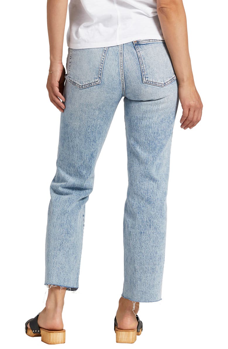Silver Jeans Co. Highly Desirable High Waist Straight Leg Jeans, Alternate, color, 