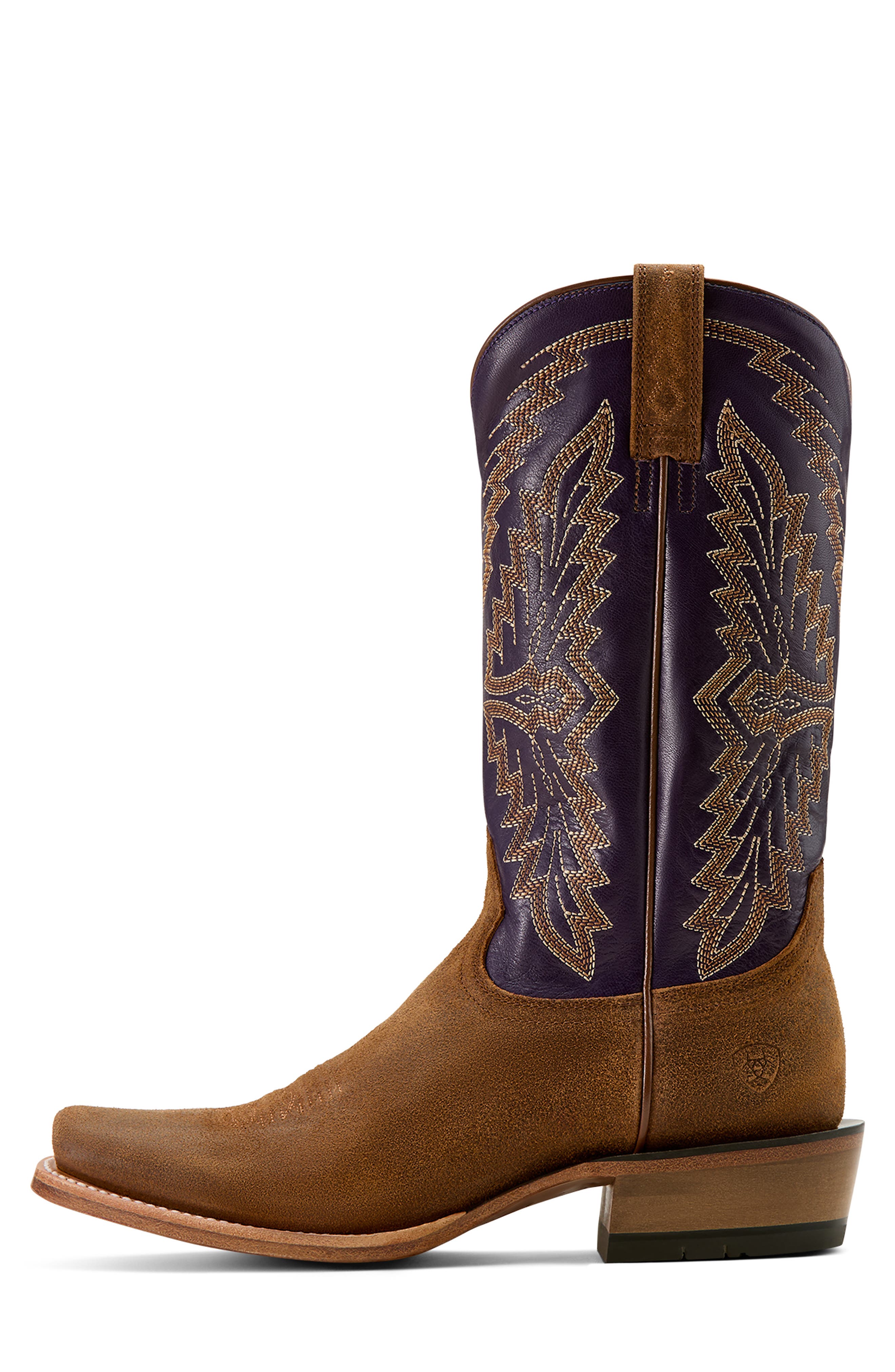 Ariat <p>Futurity Showman Leather Cowboy Boot (Men)</p>, Alternate, color, Brown