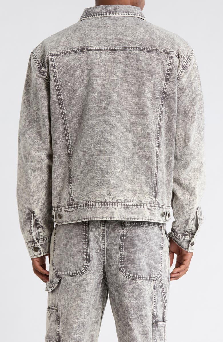 HONOR THE GIFT Still Do Ripstop Trucker Jacket, Alternate, color, Grey