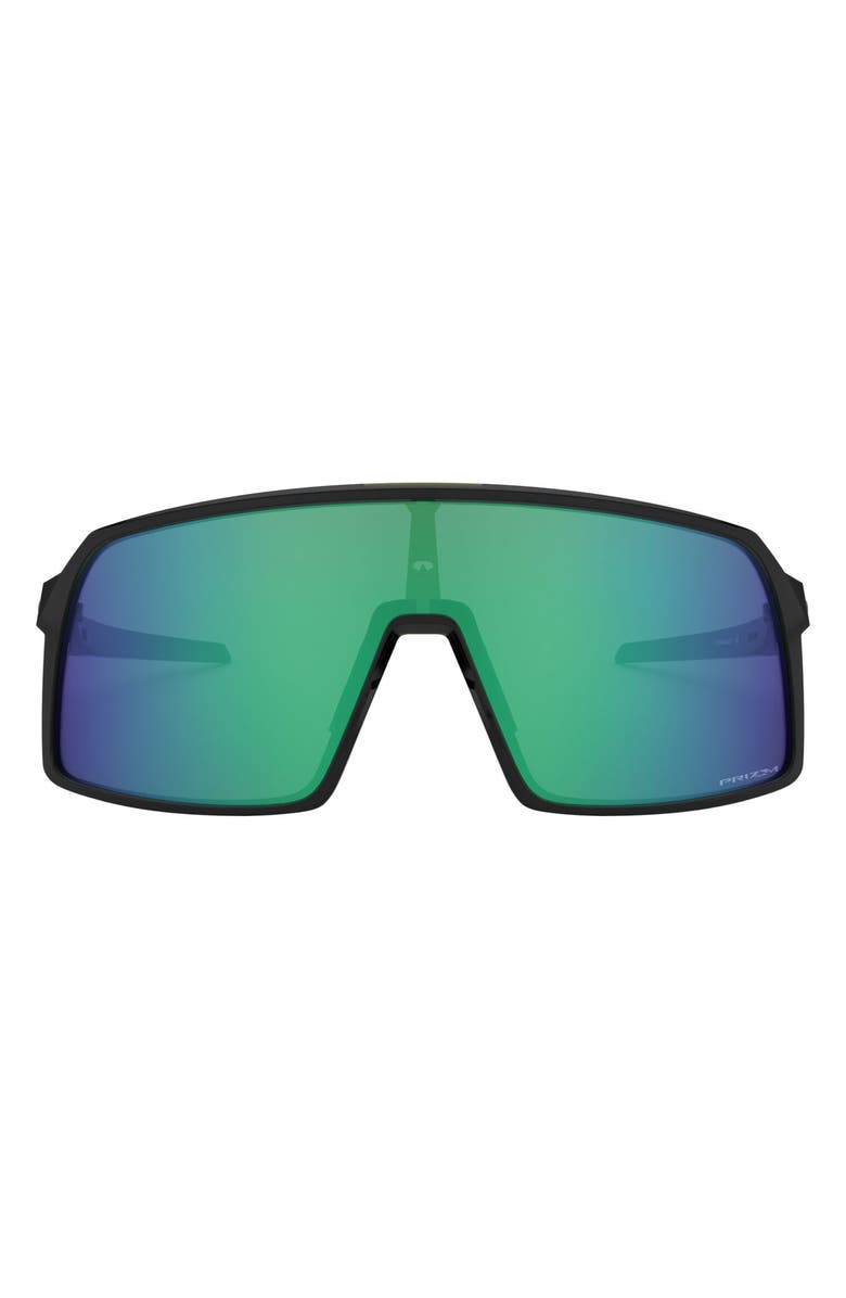 Oakley Sutro 137mm Prizm<sup>™</sup> Shield Sunglasses, Main, color, Black