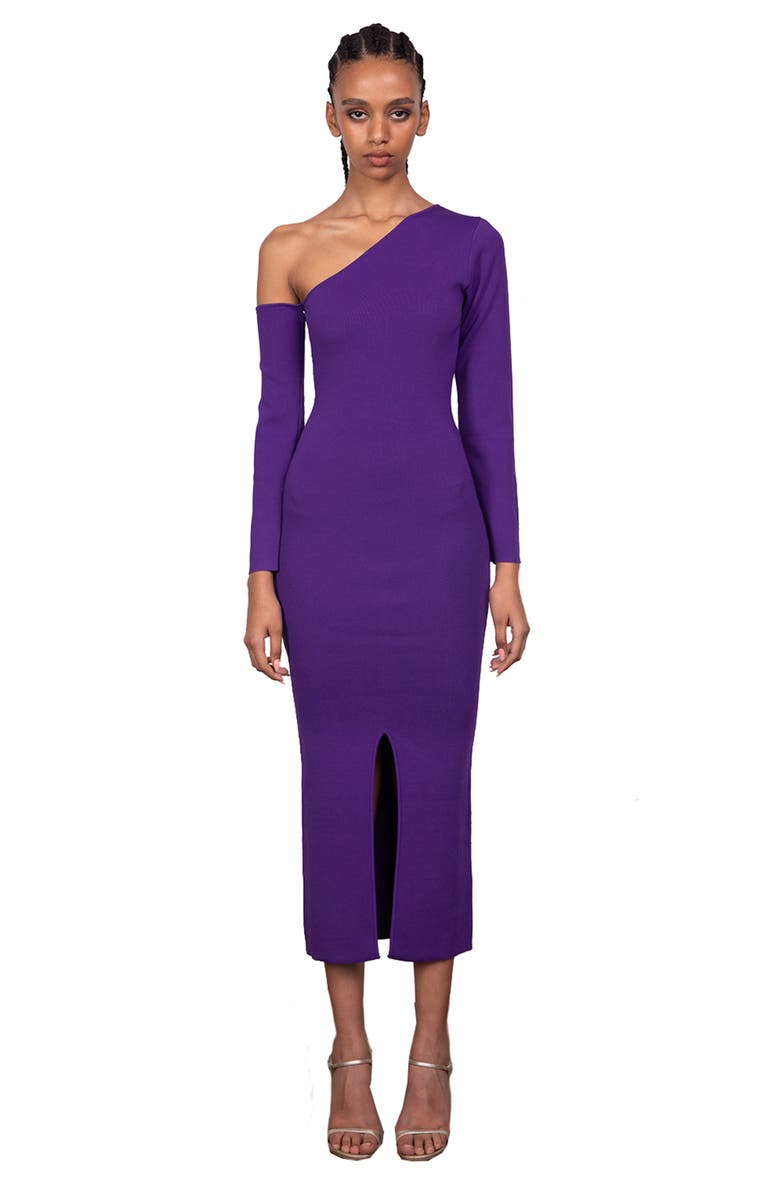 Mother of All Federica Long Sleeve Dress, Alternate, color, Deep Purple