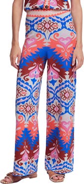 Boden Jacquard Knit Cotton Trousers